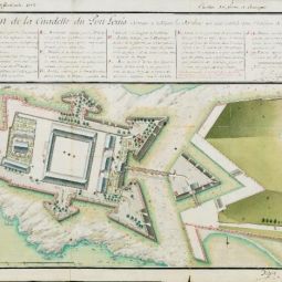 Plan de la citadelle de Port-Louis, D'Ajot, 1772  Service Historique de la Dfense, Vincennes