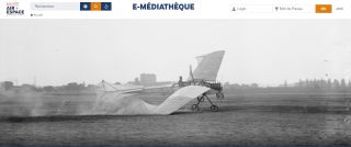 Page d'accueil de la E-Mdiathque