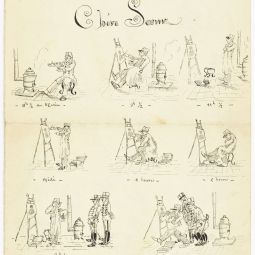  Ensemble de 43 dessins (1879-1893) et 117 gravures de presse (1897-1898) dEugne Gauguet (1872-1943)  Paris - Muse de l'Arme, Dist. RMN-Grand Palais /Emilie Cambier