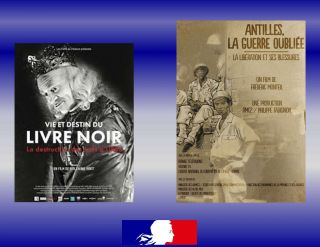 Affiches de Vie et destin du livre noir (c) Les Films du Poisson et Antilles, la guerre oublie (c) DR