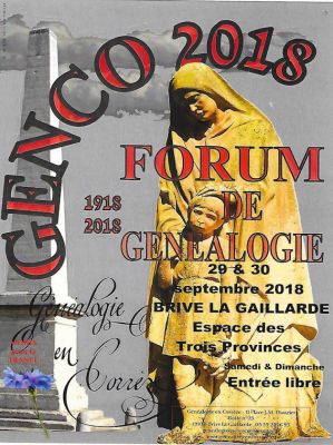 Forum de Gnalogie GENCO 2018
