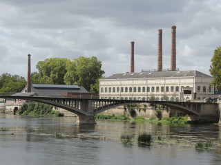 Site de la "Manu",  vue depuis la Vienne, Châtellerault ©SHD-CAAPC