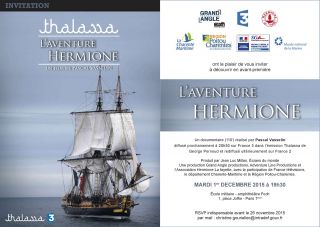 Avant-Premire du film documentaire "L'aventure Hermione"