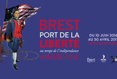 Affiche de l'exposition "Brest port de liberté" - Musée national de la marine - © DR