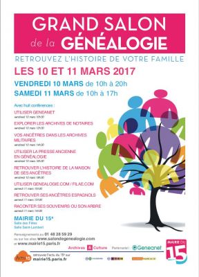 Grand salon de la Généalogie 2017