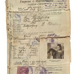 Passeport nansen établi en 1923 - Premier statut international de réfugié - © Archives OFPRA