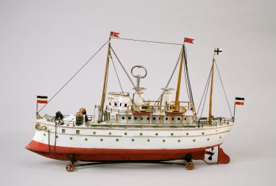 Le Hohenzollern, yacht du Kaiser, 1899-1909, musée national de la Marine ©Arnaud Fux
