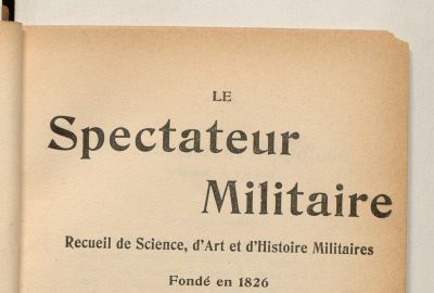 Le spectateur militaire - CDEM_SPEC_S5T95_1914T2 - Centre de documentation de l'Ecole militaire